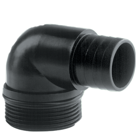 DAB PUMPS Přípojka 90° 1 1/4" x 25mm s o kroužkem