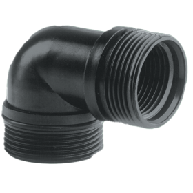 DAB PUMPS Přípojka 90° 1 1/4" x 1 1/4" vnější + 1" vnitřní s o kroužkem (C)
