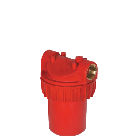 TECNOPLASTIC FILTR DOLPHIN RED 5", max 80°C, 1" závity