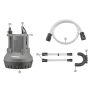 MEDAS Sudové čerpadlo MR 2500, 230V, 0.35kW, závěsné rameno, kabel 10m