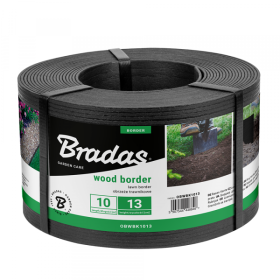 BRADAS Obruba WOOD BORDER 130mm x 2,8mm x 10m – černá