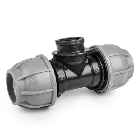 BRADAS PE T-kus 32mm x 1" vnitřní závit, PN10