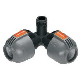 GARDENA L-kus 25 mm x vnější závit 1/2", rohová přípojka zadešťovače (2782)