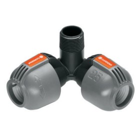 GARDENA L-kus 25 mm x vnější závit 3/4", rohová přípojka zadešťovače (2783)