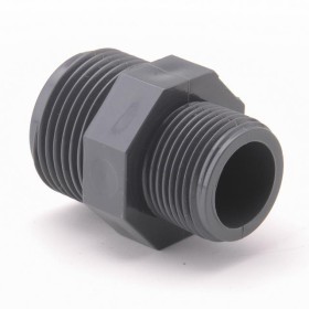 AQUAPLASTIK PVC-U vsuvka redukovaná (nipl redukovaný) G 1/2 x 3/8