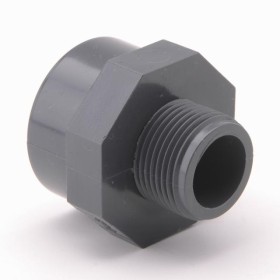 AQUAPLASTIK PVC-UH Spojka redukovaná vnější 5/4" x vnitřní závit 6/4"