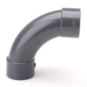 AQUAPLASTIK PVC-U Oblouk 90° na lepení 50 mm PN16