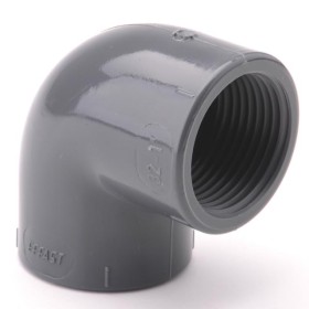 AQUAPLASTIK PVC-U Koleno závitové Rp 2 1/2 PN 16