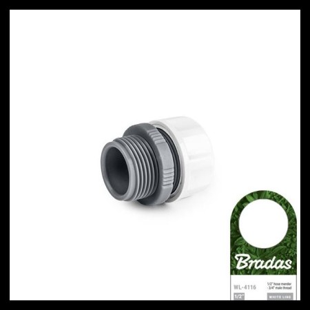 BRADAS Závitová spojka 1/2" x vnější závit 3/4"