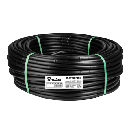BRADAS Kapací hadice WATERDRIP, 16.2mm, spon 33cm, 2.5 l/hod, 0.5-3.5 bar, mesh 120, 200m